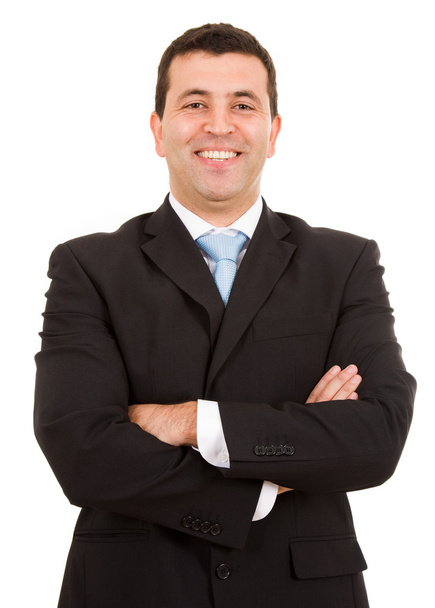 Laughing young business man - Foto, imagen