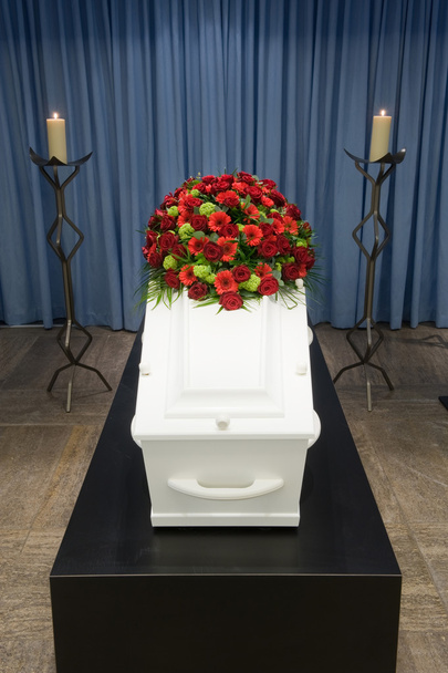 Coffin in morque - Photo, Image