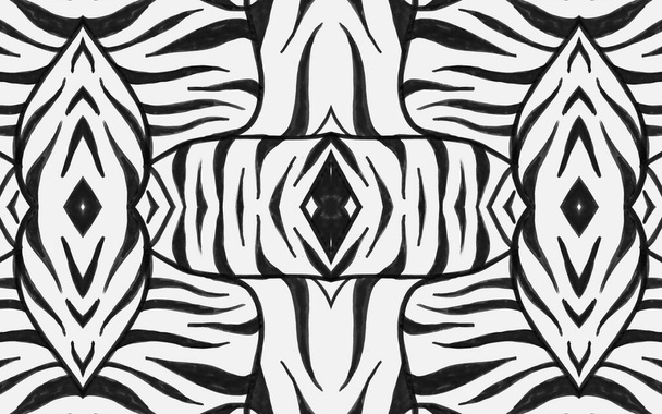 Répétez sans couture Zebra. Texture animale abstraite. - Photo, image