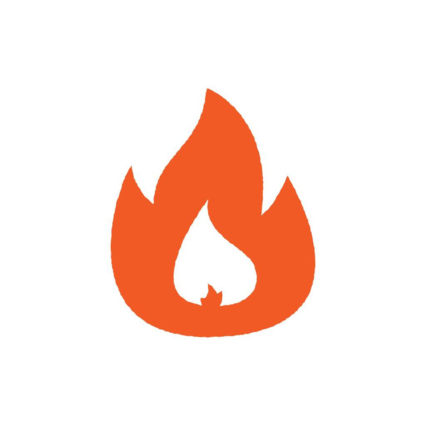 Projekt logo płomienia ognia Szablon - Zdjęcie, obraz
