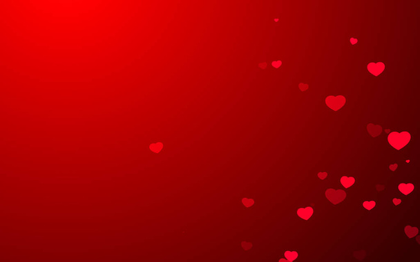 Valentinstag rote Herzen auf rotem Hintergrund. - Foto, Bild