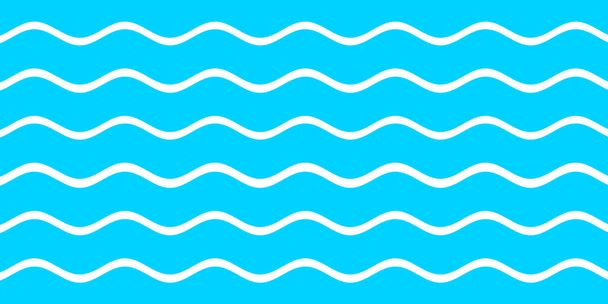 Kék fehér színű hullám minta textúra háttér. Használat a tervezés nyári nyaralás koncepció.  - Fotó, kép