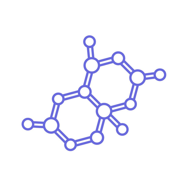 Icona vettoriale isolata dell'atomo chimico che può essere facilmente modificata o modificata - Vettoriali, immagini