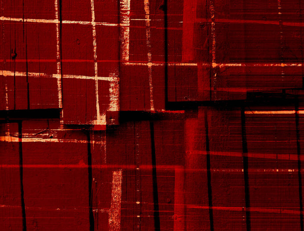 Fondo abstracto en rojo, con un ritmo espectacular, con acentos oscuros y claros. - Foto, Imagen
