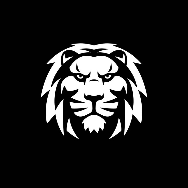 Lví hlava luxusní logo symbol vektorové ilustrace - Vektor, obrázek