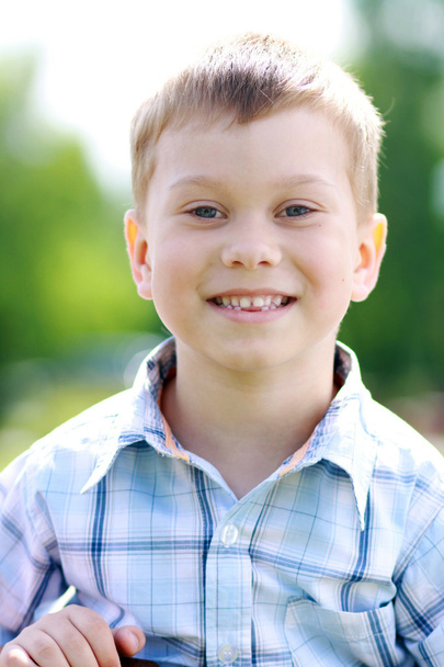 Portrait of beautiful little boy - Foto, imagen