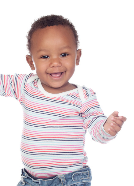 Belo bebê africano
  - Foto, Imagem