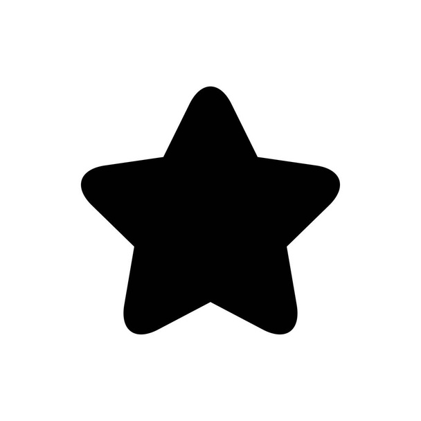Pictograma de estrela, ícone com espaço de cópia isolado em um fundo branco. Ilustração vetorial. - Vetor, Imagem