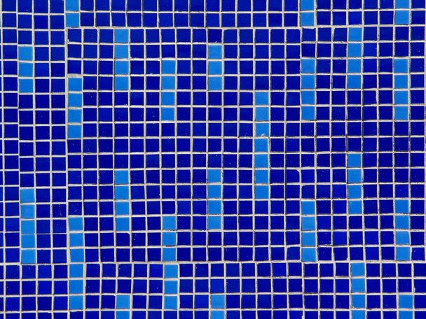 Colored ceramic mosaic tiles texture - Foto, Imagem
