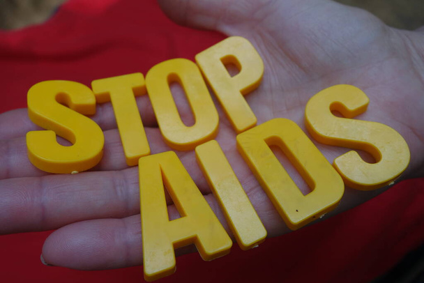 Stop the spread of the AIDS - Photo, Image