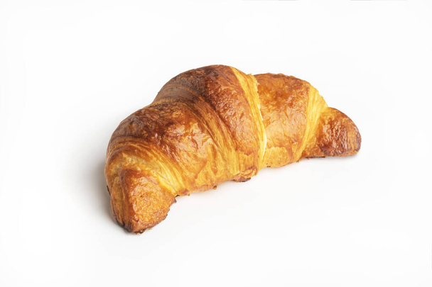 Fresh croissant on a white background - Photo, Image