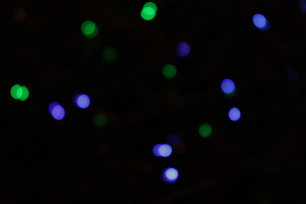 Shot of a colorful background with blurred lights. - Foto, Imagen