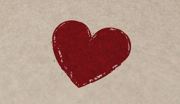 Sydämen terveys ja rakkaus symboli leima kuvakkeet muutaman värin versioita. Romanttinen, sydän, juhla viesti käsite 3D renderöinti kuvitus. - Valokuva, kuva