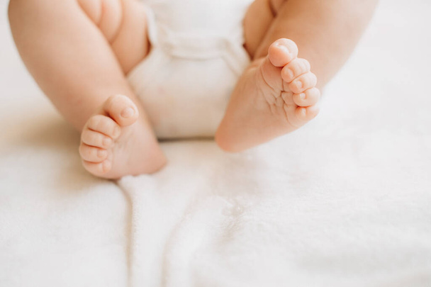 baby feet close up - Foto, Imagem
