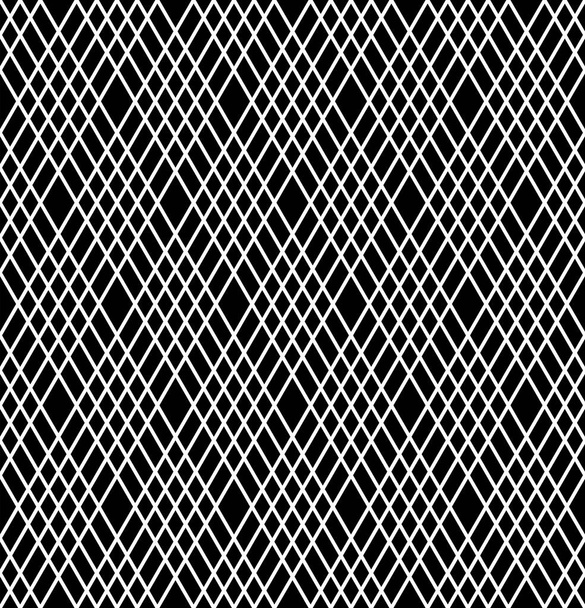 Seamless geometric diamonds grid pattern. Vector art. - Vector, Image