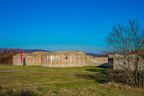 宮殿や寺院の古代ローマの複合体の遺跡フェリクスRomuliana Gamzigrad近く,セルビア.2007年にユネスコの世界遺産に登録されました。 - 写真・画像