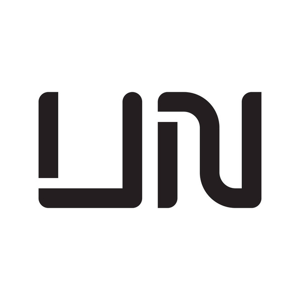un'icona iniziale del logo vettoriale della lettera - Vettoriali, immagini