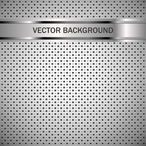 Technical metal background, vector background from circles, abstract background, wallpaper.   - Vetor, Imagem