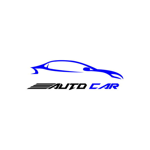Araba logo vektör tasarımı çizim şablonu - Vektör, Görsel