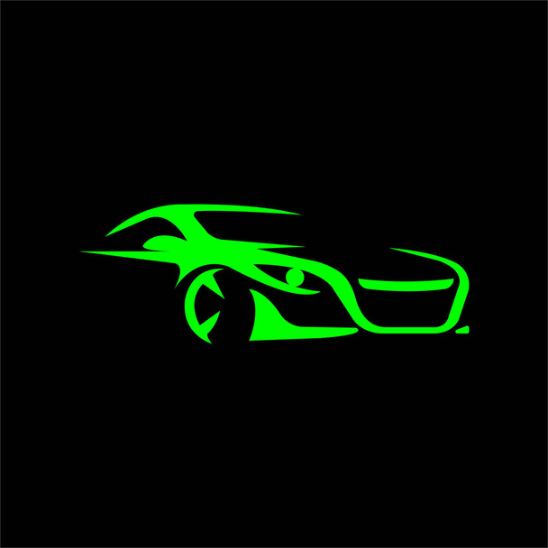 Modèle d'illustrateur de conception vectorielle de logo de voiture - Vecteur, image