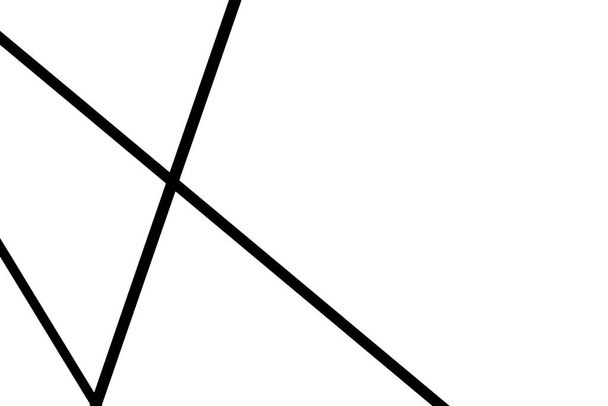 Zwarte rechte lijnen patroon geïsoleerd op witte achtergrond. - Foto, afbeelding