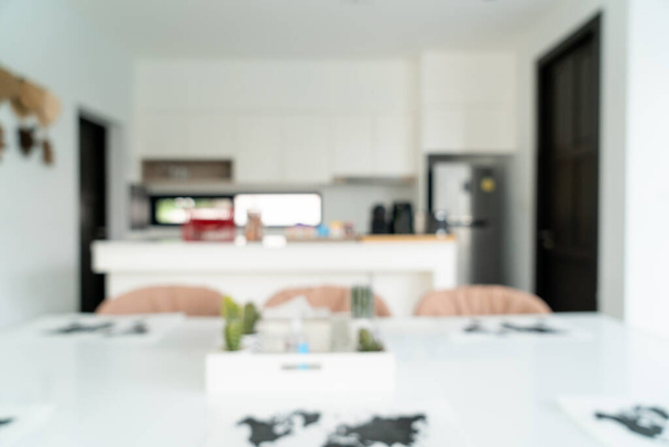 abstract blur and defocused kitchen for background - Φωτογραφία, εικόνα