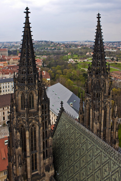 Towers of St. Vitus cathedral - Photo, image