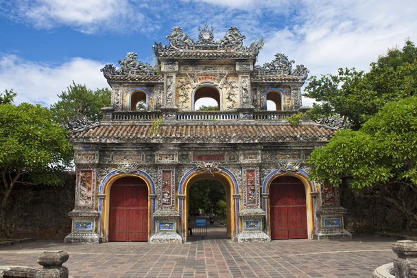 Gate to a Citadel in Hue - Fotó, kép