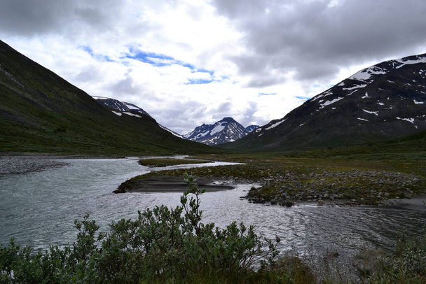 Natur der skandinavischen Berge - Foto, Bild