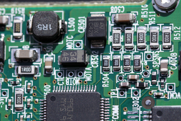 Green circuit board - Fotografie, Obrázek