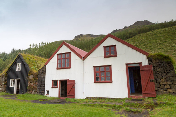 beautiful view of the Icelandic village - Foto, Imagem