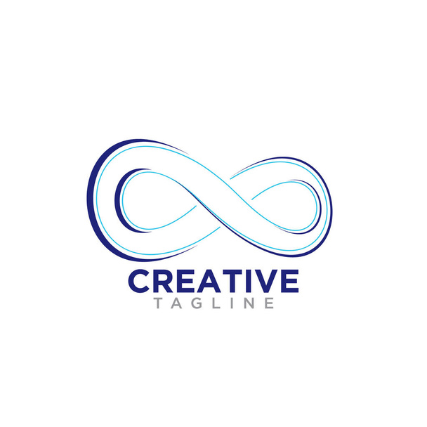 Creative Invinity. logo design vector template - Vector, Image