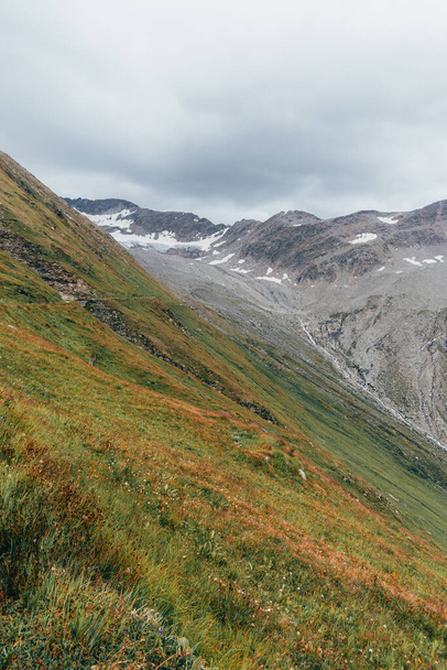 Paisaje de montañas verdes en Suiza - Foto, imagen