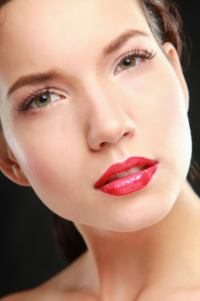 Professional Make-up. Lipgloss. - Foto, afbeelding