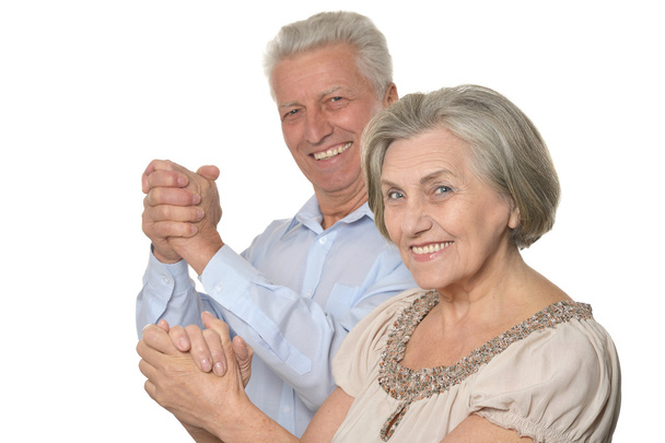 Emotional senior couple - Foto, afbeelding