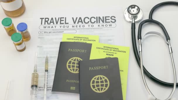 Получить международный сертификат вакцинации перед поездкой - Кадры, видео