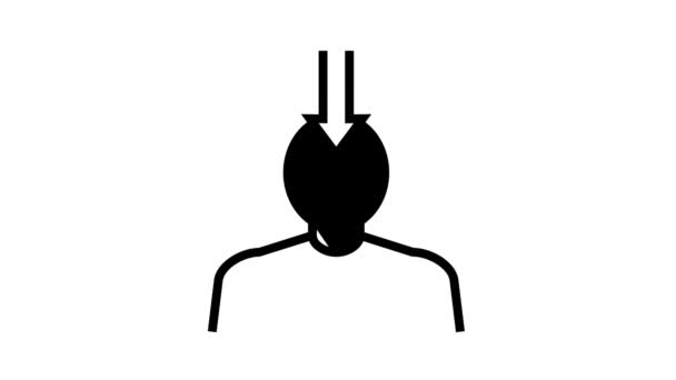 animace ikon neurotického onemocnění - Záběry, video