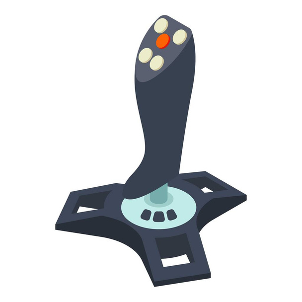 Game joystick icon, isometric style - Vettoriali, immagini