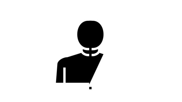 bipoláris zavar glyph ikon animáció - Felvétel, videó