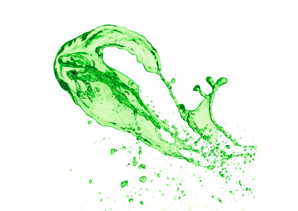 green liquid splash - Valokuva, kuva