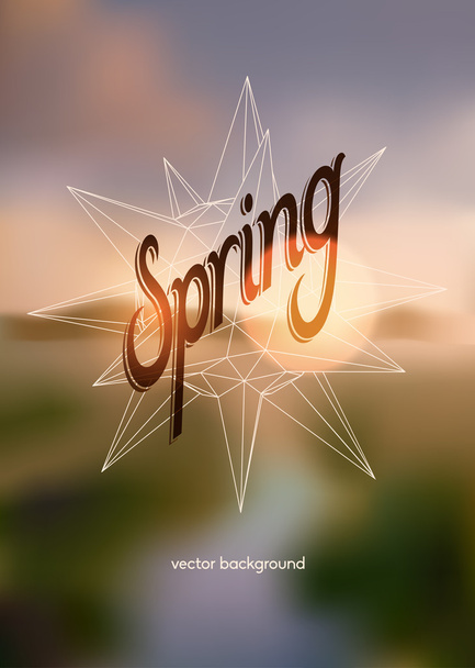 Spring vector background - Vector, Image