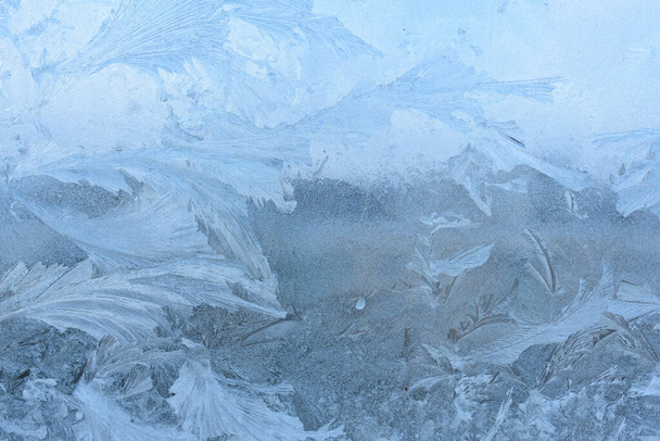 текстура морозу на замерзлому вікні
. - Фото, зображення