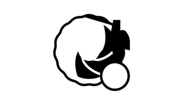 анимация иконок тормозных колодок и дисковых тормозов - Кадры, видео