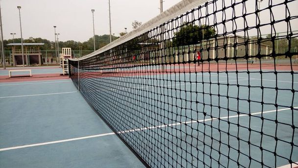 primer plano de la red de tenis - Foto, imagen