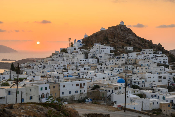 Χώρα της Ίου, ένα ελληνικό νησί των Κυκλάδων στο Αιγαίο. Ελλάδα - Φωτογραφία, εικόνα