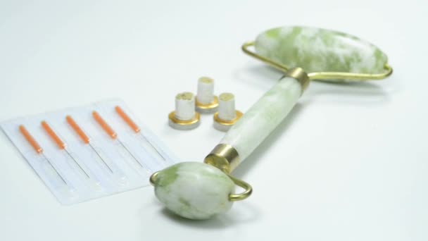 massage verktyg och akupunktur nålar - Video