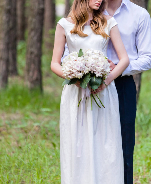 nice wedding in the forest - Foto, immagini