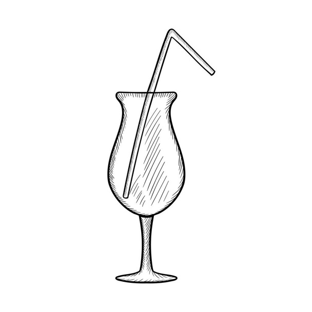 glasses, cocktail, wine, lemonade mon - Вектор, зображення