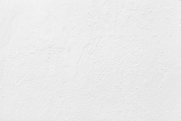 Starý cement zeď malované bílé textury a bezešvé pozadí - Fotografie, Obrázek
