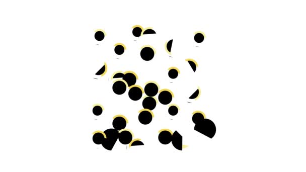 frijoles secos guisantes icono de color animación - Imágenes, Vídeo